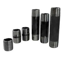 Standard Black Pipe Nipples Sch40 3/8 Close